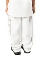 بنطلون اوف وايت بقصة مستقيمة للأطفال مع حزام خصر و...