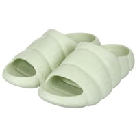 شبشب مفتوح من الأمام بنعل مطاطي مموج - أخضر فاتح