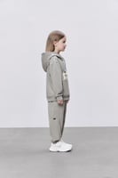 هودي رمادي للأطفال