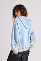 هودي بقصة واسعة ورقبة عالية بشعار سيلين للجنسين أز...