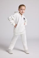 هودي بجيب أمامي أوفرسايز للأطفال للجنسين - أوف واي...