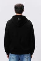 هودي بسحاب أسود رجالي