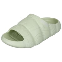 شبشب مفتوح من الأمام بنعل مطاطي مموج - أخضر فاتح