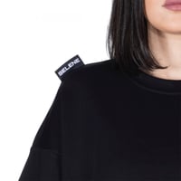 تيشيرت بشعار سيلين من الخلف للجنسين (اسود)