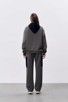 هودي رمادي للجنسين