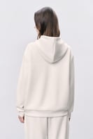 هودي أبيض للجنسين