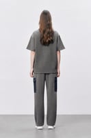 تيشرت رمادي للجنسين