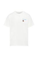 تيشيرت بقصة عادية للجنسين وطباعة الدب المرح - أوف...