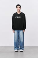 سويتر أسود رجالي