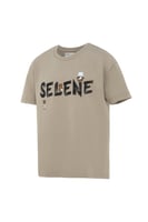 تيشيرت بقصة عادية للأطفال بشعار SELENE - زيتي