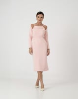 فستان جلامور منتصف الليل – وردي