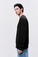 سويتر أسود رجالي