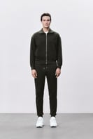 جاكت أخضر غامق رجالي