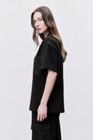 تيشرت أسود للجنسين