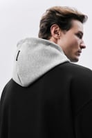 هودي أسود رجالي