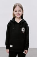 هودي أسود للأطفال