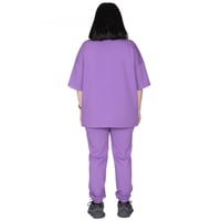 بنطلون بشعار سيلين من الأمام (بنفسجي)