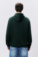 هودي أخضر غامق رجالي