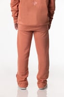 بنطلون سيلين واسع وردي داكن