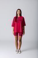 شورت أواي رياضي أحمر