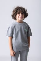 تيشيرت ليمتد أديشن بقصة واسعة للأطفال غراي