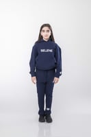 هودي أعين سيلين للأطفال أزرق داكن