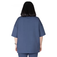 تيشيرت بشعار سيلين من الأمام للجنسين (ازرق)