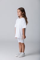 تيشيرت أواي للأطفال بقصة واسعة أبيض