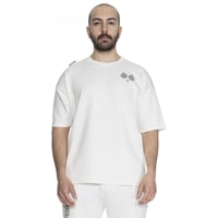 تيشيرت بشعار سيلين من الخلف للجنسين (اوف وايت)