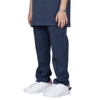 بنطلون سيلين بقصة واسعة للأطفال (ازرق)