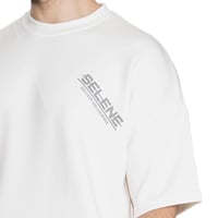 تيشيرت بشعار سيلين من الأمام للجنسين (اوف وايت)