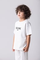 تيشيرت أواي أبيض للأطفال