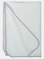 طقم بيبي اوف وايت أربع قطع بأزرار أمامية