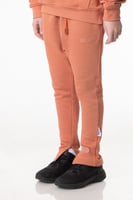 بنطلون بفتحة صغيرة من الأسفل للأطفال وردي داكن