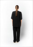 تيشرت واسع للجنسين اسود