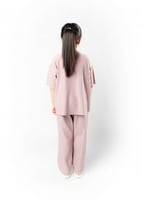 بنطلون واسع للبنات وردي