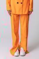 بنطلون رسمي نسائي برتقالي