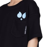 تيشيرت سيلين بعلامة الأعين من الأمام للأطفال (اسود...