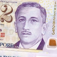 سنغافورة فئة 2 دولار أنسر (بوليمر)