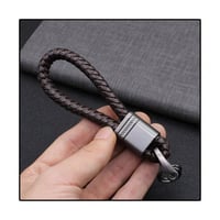 ميدالية تعليق مفاتيح - شكل (مسمار) - بني حارق غامق