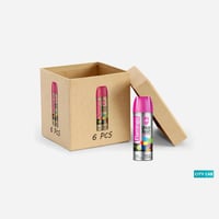 6 حبات | بويا اسود مطفي سبراي بينت من فلامنجو 450...