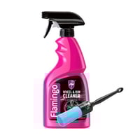 منظف كفرات وجنوط من فلامنجو 500مل مع فرشاة تنظيف