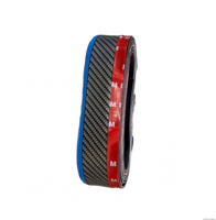 لحية امامية ربل لأغلب السيارات( كربون بخط ازرق)