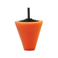 اسفنج تلميع جنوط متعدد الاستخدام اصفر- شكل مخروطي