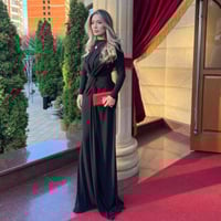 فستان جريسية أسود