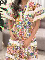 فستان رافلز صيفي