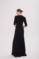 فستان ماكسي مزين بكرستال