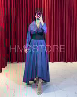 فستان مع حزام أسود