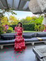 فستان قطن صيفي