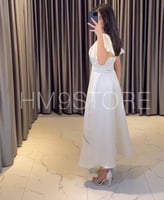 فستان مزين بكرستال